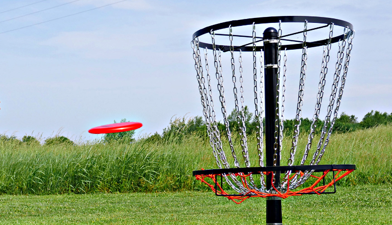 disc golf basket